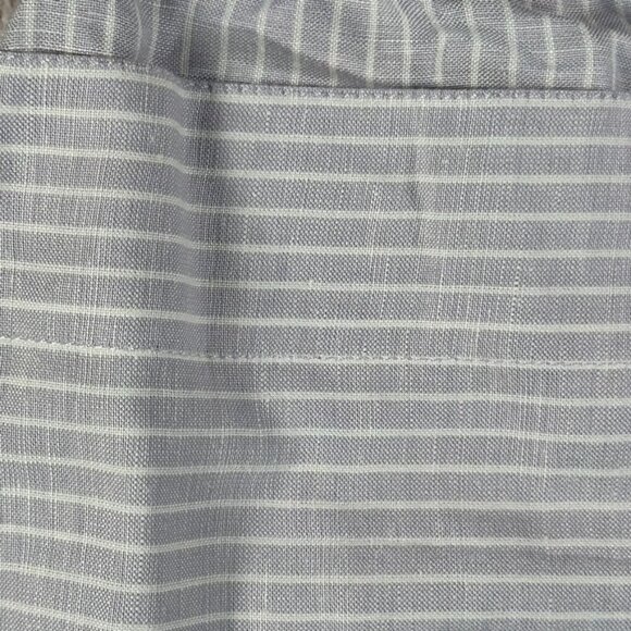 Madewell Womens Stripe-Play Drawstring Pull-On Paperbag Shorts XS Purple Wht NWT - Picture 5 of 11